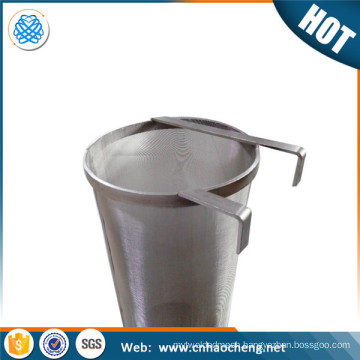 300 Micron brew filter stainless steel mesh bucket strainer filter